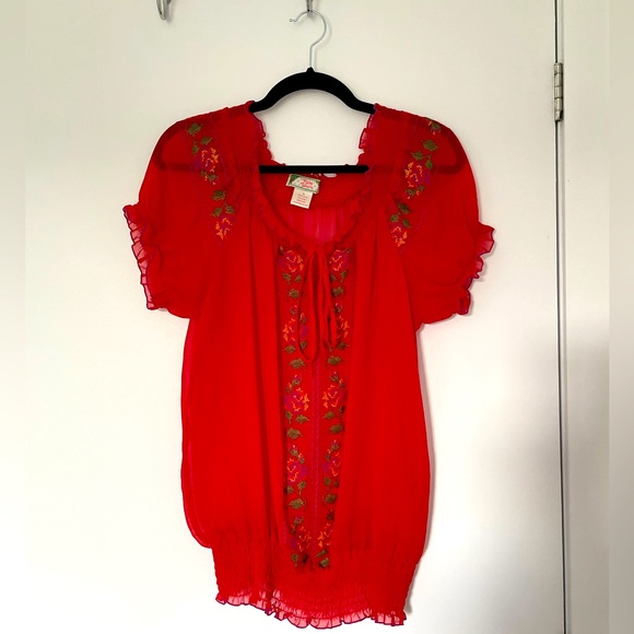 Flying Tomato - Embroidered blouse - Picture 1 of 4